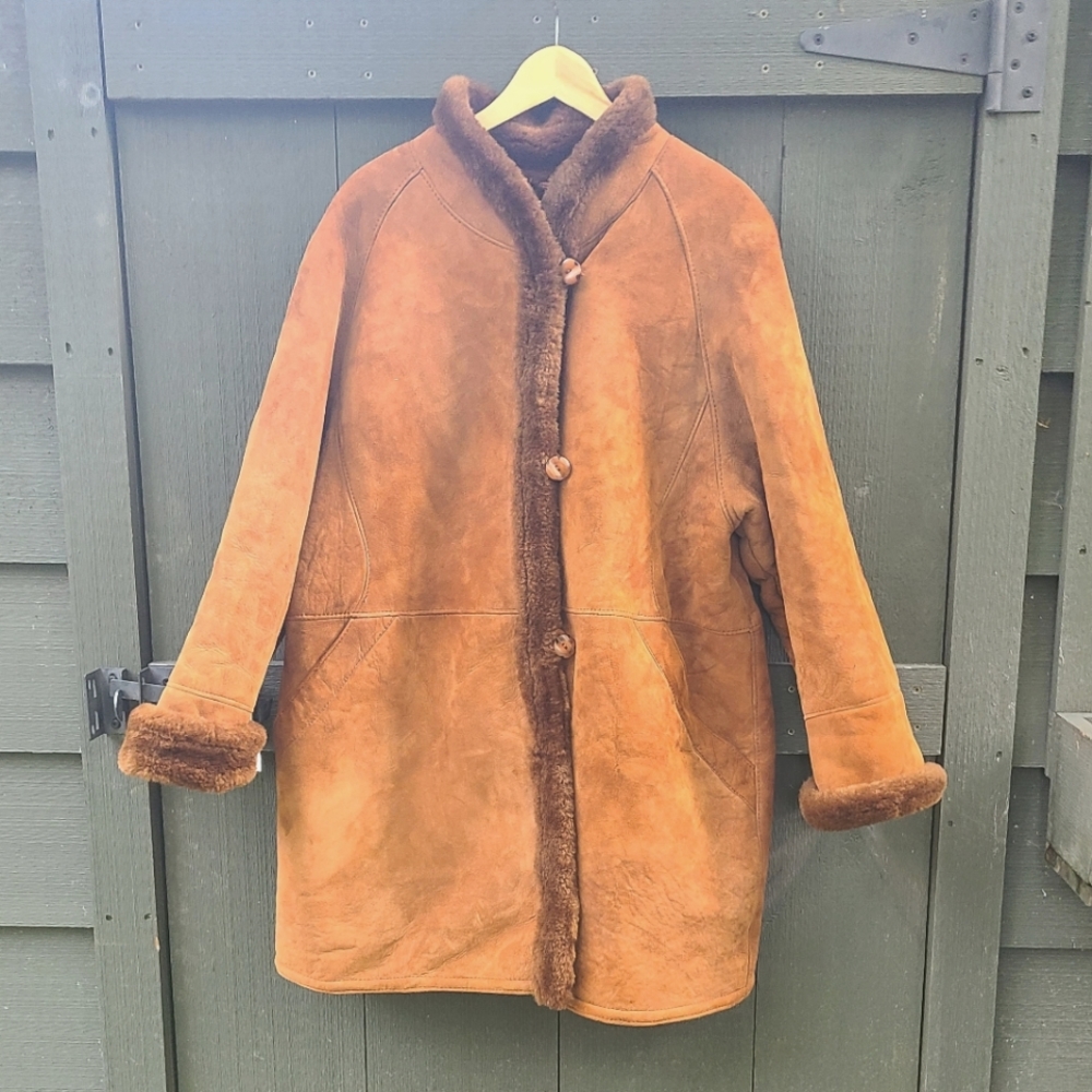 Vintage Shearling Coat, perfect condition